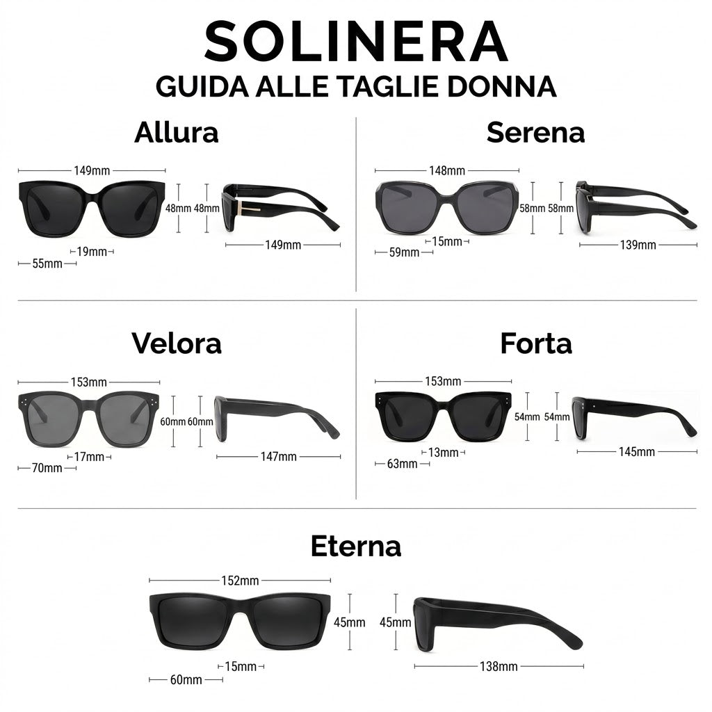 Sovraocchiali polarizzati da donna
