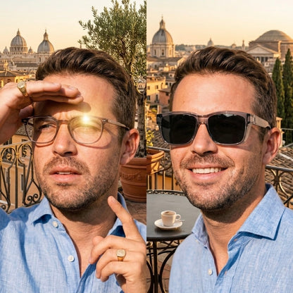 Sovraocchiali polarizzati da uomo